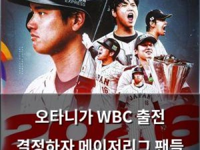 오타니가 WBC 출전 결정하자 메이저리그 팬들 반응 뜨거워짐