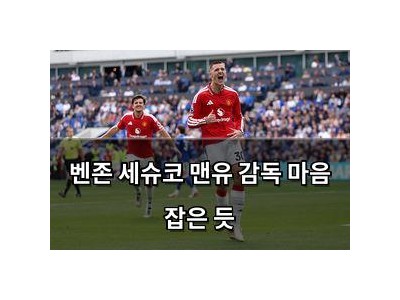 벤존 세슈코 맨유 감독 마음 잡은 듯